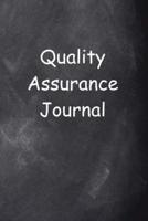 Quality Assurance Journal Chalkboard Design