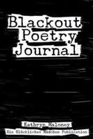 Blackout Poetry Journal