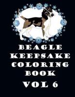 Beagle Keepsake Coloring Book Vol 6