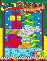 Jumbo Christmas Color by Number for Kids