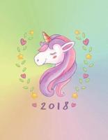 Unicorn 2018 Weekly Planner