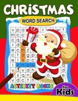 Christmas Word Search Activity Book for Kids