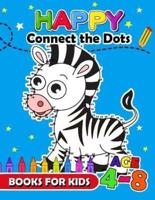 Happy Connect the Dots Books for Kids Age 4-8