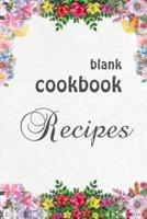 Blank Cookbook Recipes