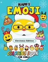 Happy Emoji Coloring Book for Girls