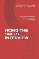 Acing the Sales Interview