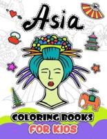 Asia Coloring Books for Kids