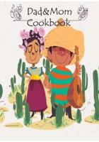 Dad & Mom Cookbook Blank Recipe Book
