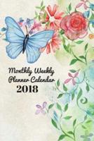 Monthly Weekly Planner Calendar 2018