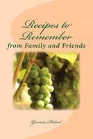 Recipes to Remember