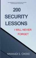 200 Security Lessons I Will Never Forget!
