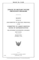 Update on Military Suicide Prevention Programs