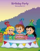 Birthday Party Coloring Book 1 & 2