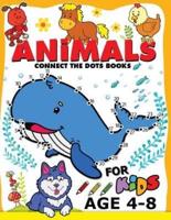 Animals Connect the Dots Books for Kids Age 4-8