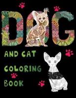 Dog And Cat Coloring Book