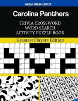 Carolina Panthers Trivia Crossword Word Search Activity Puzzle Book