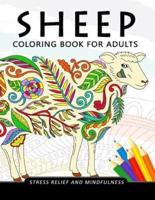 Sheep Coloring Book for Adults
