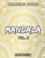 Coloring Book Vol. 5 Mandala by Bee Book