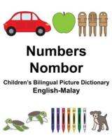 English-Malay Numbers/Nombor Children's Bilingual Picture Dictionary