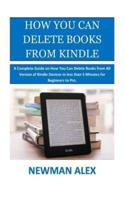 How You Can Delete Books from Kindle