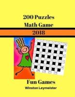200 Puzzles Math Game 2018 Fun Games
