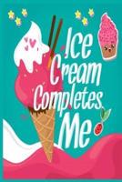 Ice Cream Complete Me ( Recipe Journal )