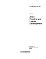 Army Regulation AR 350-1 Army Training and Leader Development 10 December 2017