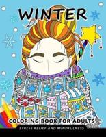 Winter Coloring Book for Adults