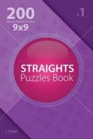 Straights Puzzles Book - 200 Easy to Master Puzzles 9X9