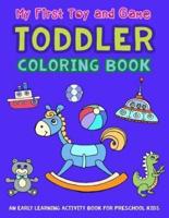 My First Toy and Game Coloring Book