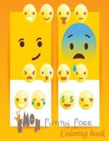 Emoji Funny Face Coloring Book