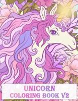 Unicorn Coloring Book V2