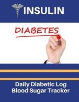 Insulin Daily Diabetic Log