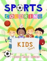 SPORTS Coloring Book For Kids