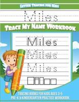 Miles Letter Tracing for Kids Trace My Name Workbook