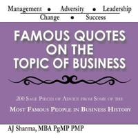 Famous Quotes on the Topic of Business
