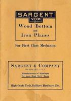Sargent VBM Wood Bottom And Iron Planes For First Class Mechanics