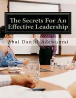 The Secrets for an Effective Leadership