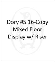 Dory 5 16-Copy Mixed Floor Display W/ Riser
