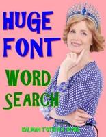 Huge Font Word Search