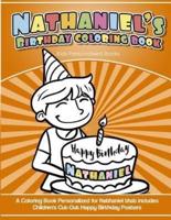 Nathaniel's Birthday Coloring Book Kids Personalized Books