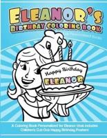 Eleanor's Birthday Coloring Book Kids Personalized Books
