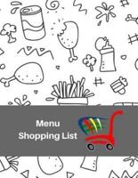 Menu Shopping List