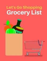 Let's Go Shopping Grocery List