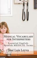 Medical Vocabulary for Interpreters