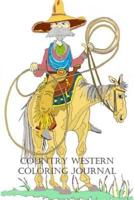 Country Western Coloring Journal