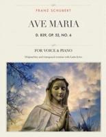 Ave Maria, D. 839, Op. 52, No. 6