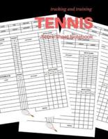 Tennis Scoresheet Notebook