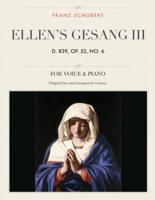 Ellen's Gesang III, D. 839, Op. 52, No. 6