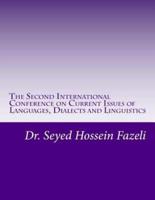 The Second International Conference on Current Issues of Languages, Dialects and Linguistics